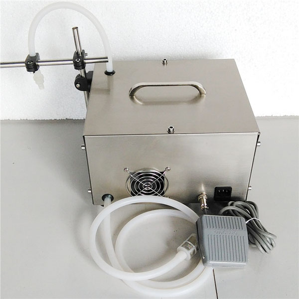 手動(dòng)小型定量灌裝機(jī)背面不怕看